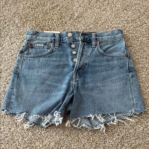 Agolde Classic Blue Jean Shorts
